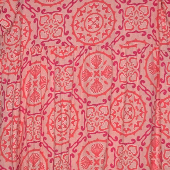 Crown & Ivy Pink Short Sleeve Dress Size Medium - Picture 7 of 8